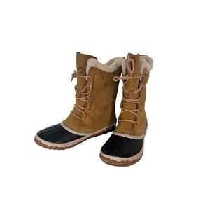 Sorel Womens Sz 7 Out n About Tall Plus Boots Waterproof Elk